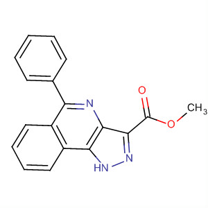 1H-Pyrazolo[4,3-c]isoquinoline-3-carboxylic acid, 5-phenyl-, methylester molecular structure