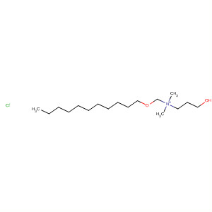 1-Propanaminium, 3-hydroxy-N,N-dimethyl-N-[(undecyloxy)methyl]-,chloride