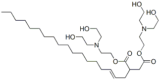 bis[2-[bis(2-hydroxyethyl)amino]ethyl] 2-octadecenylsuccinate