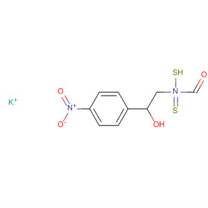 Carbamodithioic acid, [2-hydroxy-2-(4-nitrophenyl)ethyl]-,monopotassium salt molecular structure