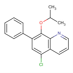Quinoline, 5-chloro-8-(1-methylethoxy)-7-phenyl- molecular structure