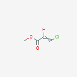 2-Propenoic acid, 3-chloro-2-fluoro-, methyl ester, (2Z)- molecular structure