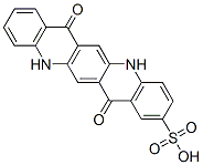 5,7,12,14-Tetrahydro-7,14-dioxoquino[2,3-b]acridine-2-sulfonic acid
