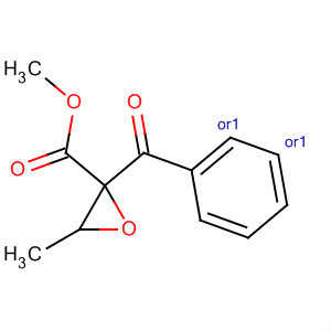 Oxiranecarboxylic acid, 2-benzoyl-3-methyl-, methyl ester, (2R,3S)-rel- molecular structure