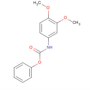 Carbamic acid, (3,4-dimethoxyphenyl)-, phenyl ester molecular structure