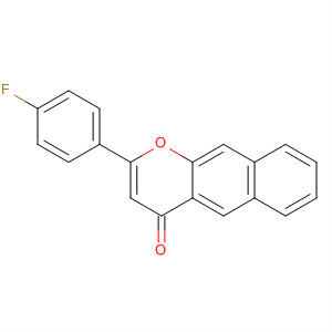 4H-Naphtho[2,3-b]pyran-4-one, 2-(4-fluorophenyl)-