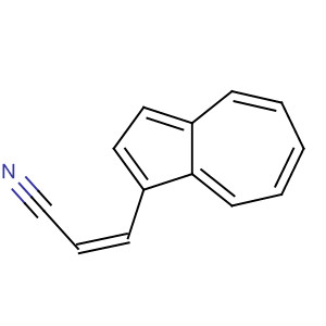 2-Propenenitrile, 3-(1-azulenyl)-, (2Z)- molecular structure
