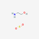 2-Aminoethanol, compound with sulphur dioxide (1:1) molecular structure