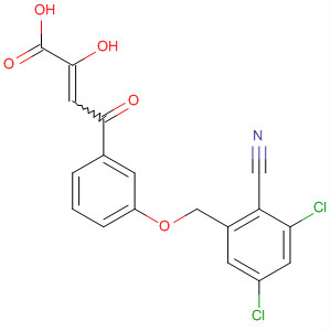 2-Butenoic acid,4-[3-[(3,5-dichloro-2-cyanophenyl)methoxy]phenyl]-2-hydroxy-4-oxo-