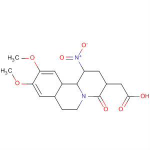 2H-Benzo[a]quinolizine-3-acetic acid,3,4,6,7-tetrahydro-9,10-dimethoxy-1-nitro-4-oxo-