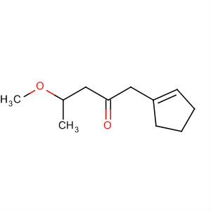 2-Pentanone, 1-(1-cyclopenten-1-yl)-4-methoxy- molecular structure