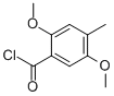 BENZOYL CHLORIDE,2,5-DIMETHOXY-4-METHYL- molecular structure