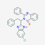 3-[1-(6-chloro-1H-benzimidazol-2-yl)-2-phenylethyl]-2-phenylquinazolin-4(3H)-one