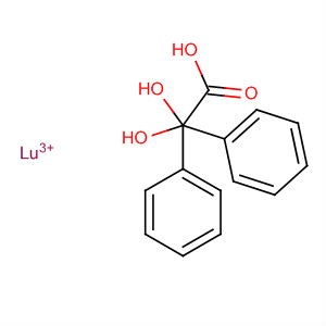 Benzeneacetic acid, a-phenyl-, lutetium(3+) salt, dihydrate molecular structure