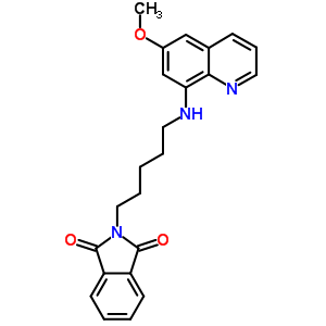 2-[5-[(6-methoxyquinolin-8-yl)amino]pentyl]isoindole-1,3-dione