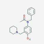 N-benzyl-N-[4-hydroxy-3-(piperidin-1-ylmethyl)phenyl]acetamide