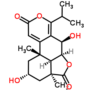 (2R,3aS,5aS,6R,10bS,10cR)-2,6-dihydroxy-3a,10b-dimethyl-7-(propan-2-yl)-1,2,3,3a,5a,6,10b,10c-octahydro-4H,9H-[2]benzofuro[7,1-fg]isochromene-4,9-dione