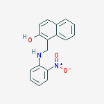 1-[(2-nitroanilino)methyl]naphthalen-2-ol molecular structure