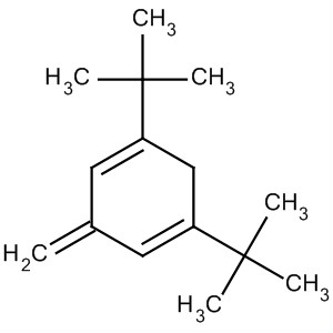 1,4-Cyclohexadiene, 1,5-bis(1,1-dimethylethyl)-3-methylene- molecular structure