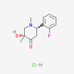 (2s,5r)-2-(2-fluorophenyl)-5-hydroxy-1,5-dimethylpiperidin-4-one;hydrochloride