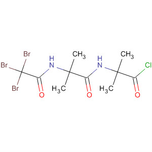 Propanoyl chloride,2-methyl-2-[[2-methyl-1-oxo-2-[(tribromoacetyl)amino]propyl]amino]- molecular structure