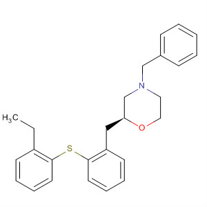 Morpholine, 2-[(S)-[(2-ethylphenyl)thio]phenylmethyl]-4-(phenylmethyl)-,(2S)-