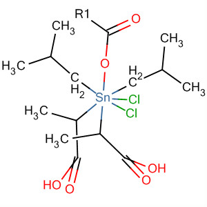Propanoic acid, 3,3'-(dichlorostannylene)bis-, bis(2-methylpropyl) ester molecular structure