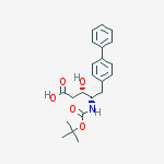 BOC-(3S,4S)-4-AMINO-3-HYDROXY-5-(4-PHENYL)PHENYLPENTANOIC ACID molecular structure
