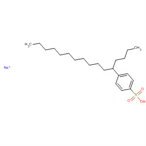 Benzenesulfonic acid, 4-(1-butyldodecyl)-, sodium salt