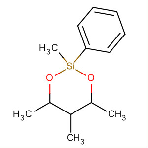 1,3-Dioxa-2-silacyclohexane, 2,4,5,6-tetramethyl-2-phenyl- molecular structure