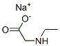 N-Ethylaminoacetic acid sodium salt molecular structure