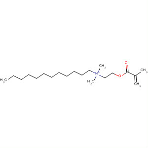 1-Dodecanaminium,N,N-dimethyl-N-[2-[(2-methyl-1-oxo-2-propenyl)oxy]ethyl]- molecular structure