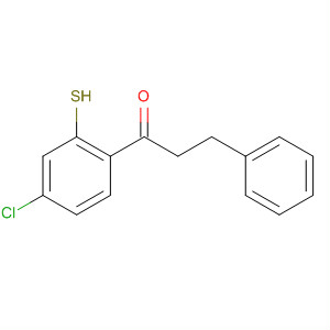1-Propanone, 1-(4-chloro-2-mercaptophenyl)-3-phenyl- molecular structure