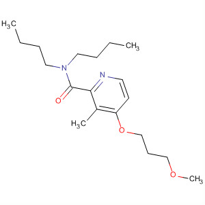 2-Pyridinecarboxamide, N,N-dibutyl-4-(3-methoxypropoxy)-3-methyl- molecular structure