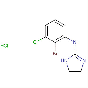 1H-Imidazol-2-amine, N-(2-bromo-3-chlorophenyl)-4,5-dihydro-,monohydrochloride