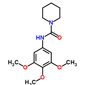 N-(3,4,5-trimethoxyphenyl)piperidine-1-carboxamide molecular structure