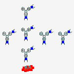 hexakis[[4-[4-(diethylamino)benzhydrylidene]cyclohexa-2,5-dien-1-ylidene]diethylammonium] trioxobis[phosphato(3-)-O]molybdate(6-) molecular structure