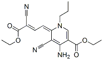 ethyl (6E)-4-amino-5-cyano-6-(3-cyano-3-ethoxycarbonyl-prop-2-enyliden e)-1-propyl-pyridine-3-carboxylate