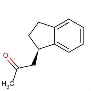2-Propanone, 1-(2,3-dihydro-1H-inden-1-yl)-, (R)- molecular structure