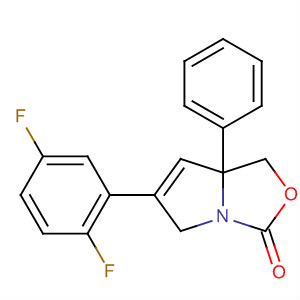 1H,3H-Pyrrolo[1,2-c]oxazol-3-one,6-(2,5-difluorophenyl)-5,7a-dihydro-7a-phenyl-