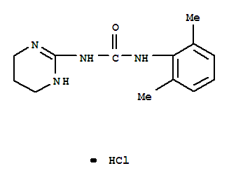 1-(2,6-dimethylphenyl)-3-(1,4,5,6-tetrahydropyrimidin-2-yl)urea hydrochloride molecular structure