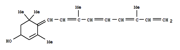 anhydrovitamin A(2) molecular structure
