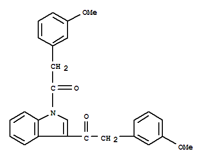 1,1'-(1H-indole-1,3-diyl)bis[2-(3-methoxyphenyl)ethanone]