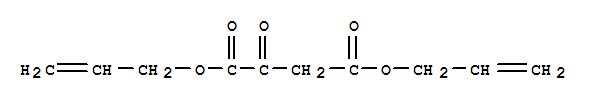 diprop-2-en-1-yl 2-oxobutanedioate molecular structure