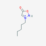 3-pentyl-2h-oxadiazol-3-ium-5-one molecular structure