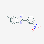 5-METHYL-2-(3-NITRO-PHENYL)-1H-BENZOIMIDAZOLE molecular structure