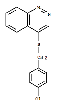 4-((4-Chlorobenzyl)thio)cinnoline molecular structure