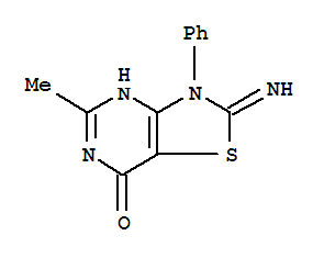 (2Z)-2-imino-5-methyl-3-phenyl-2,3-dihydro[1,3]thiazolo[4,5-d]pyrimidin-7(4H)-one