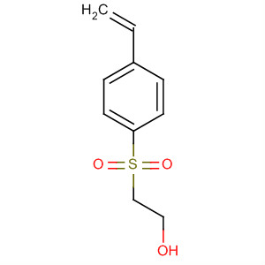 Ethanol, 2-[(4-ethenylphenyl)sulfonyl]- molecular structure