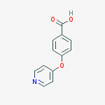 4-(4-pyridinyloxy)Benzoic acid molecular structure